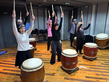 Private taiko drum experience